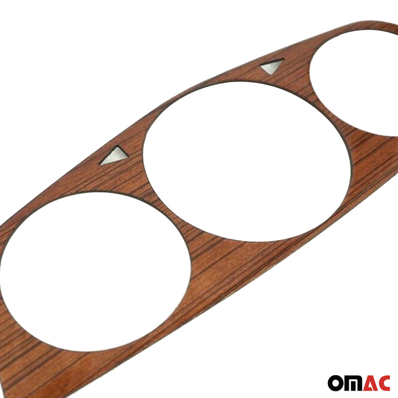 Copertura tachimetro telaio tachimetro pozzetto per Mercedes W123 1975-1986 Zebrano