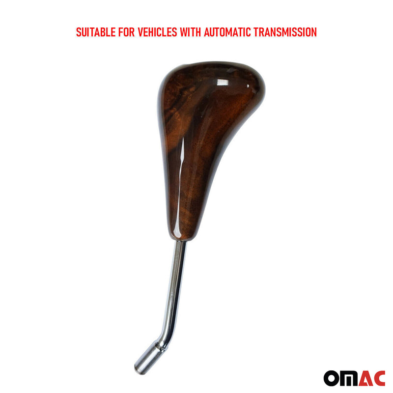 Pomello del cambio per Mercedes W124 W126 W201 W202 Automatico in vero legno di radica 