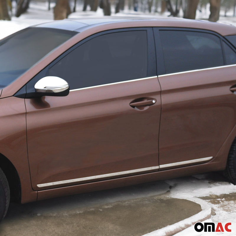 Strisce laterali per porte, strisce di protezione per porte per Ford Edge 2015-2024 in acciaio inox 4x 