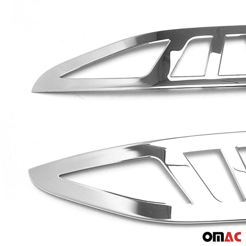 Strisce luci posteriori per Peugeot Partner Tepee 2012-2018 in acciaio inox, 2 pezzi