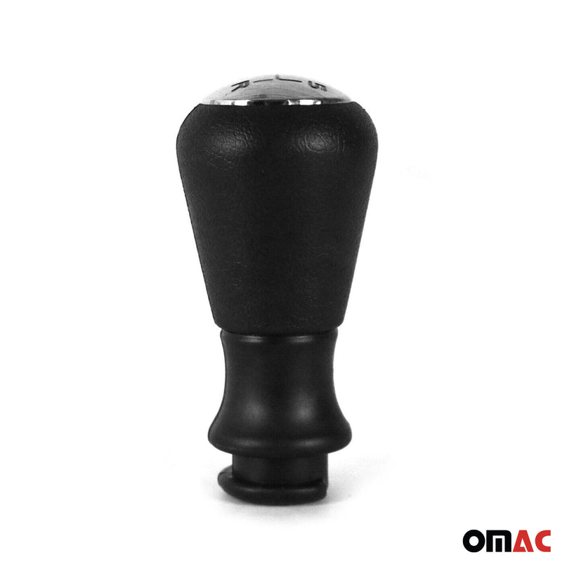 Pomello del cambio per Peugeot 206 1998-2013 5 marce in pelle sintetica nera 