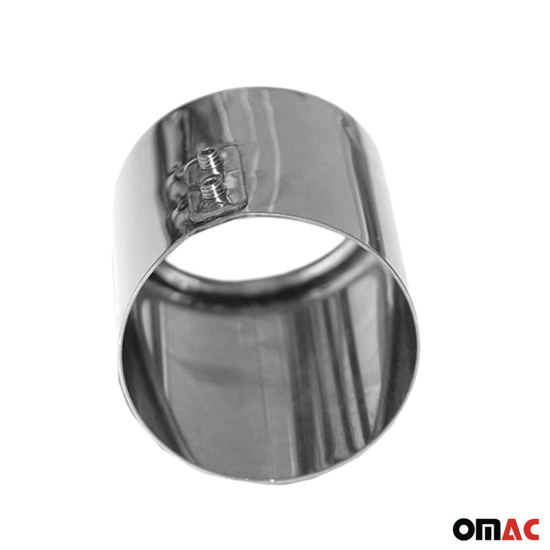 Terminale di scarico terminale per BMW Serie 3 E46 1998-2007 acciaio inox cromato 1 pezzo 