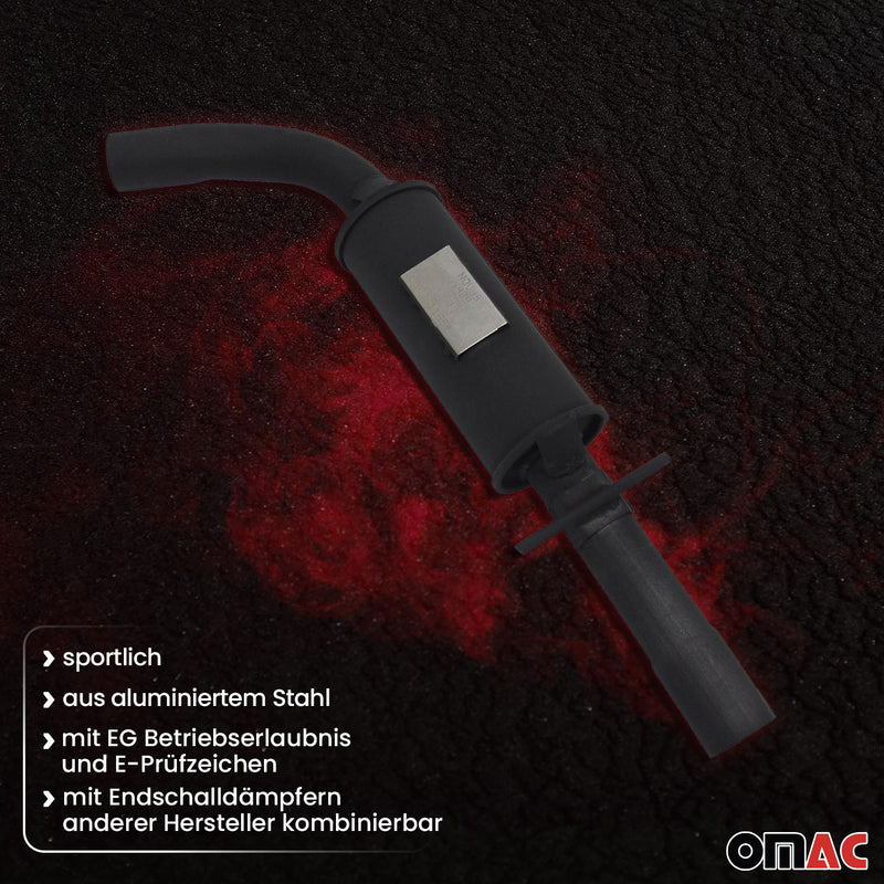 Silenziatore anteriore NOVUS Sport per Audi TT 8N 1.8T con omologazione CE 