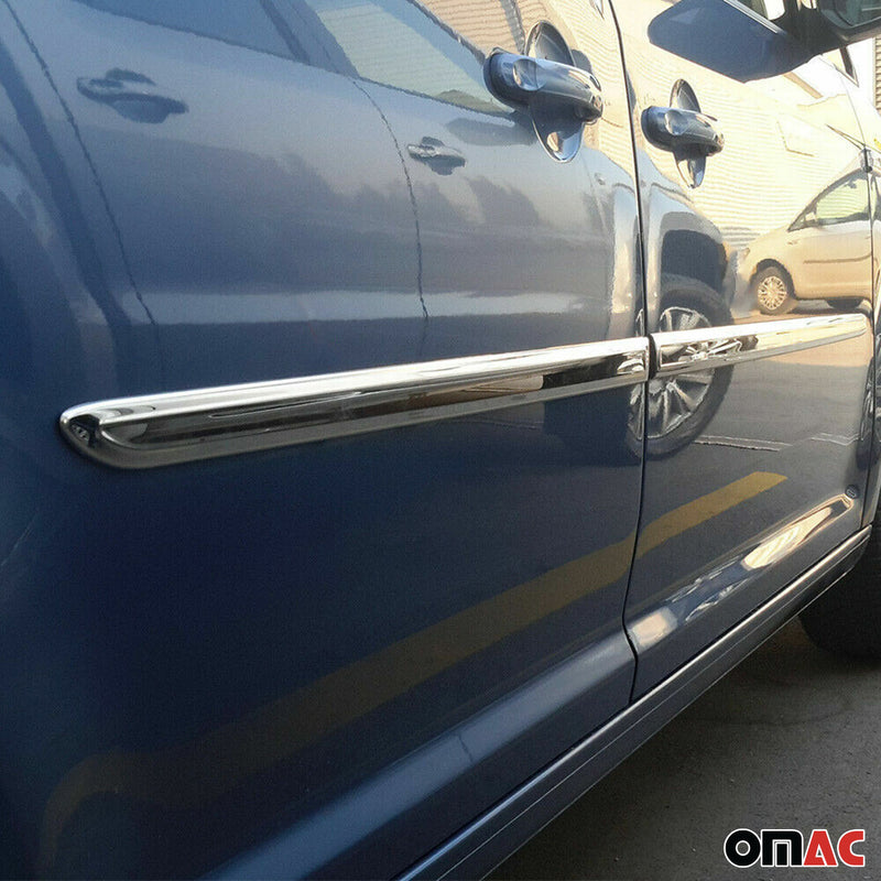 Strisce laterali per porte, strisce di protezione per porte per VW Touran 2010-2015 in acciaio inox 4x 