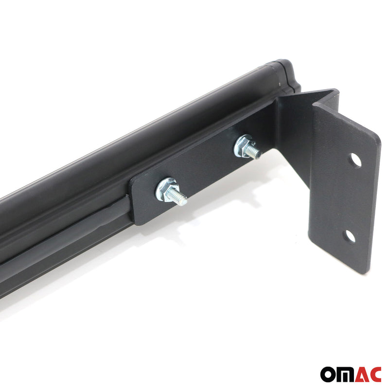 Barra trasversale portatutto per VW Amarok 2010-2025 in alluminio nero 2x