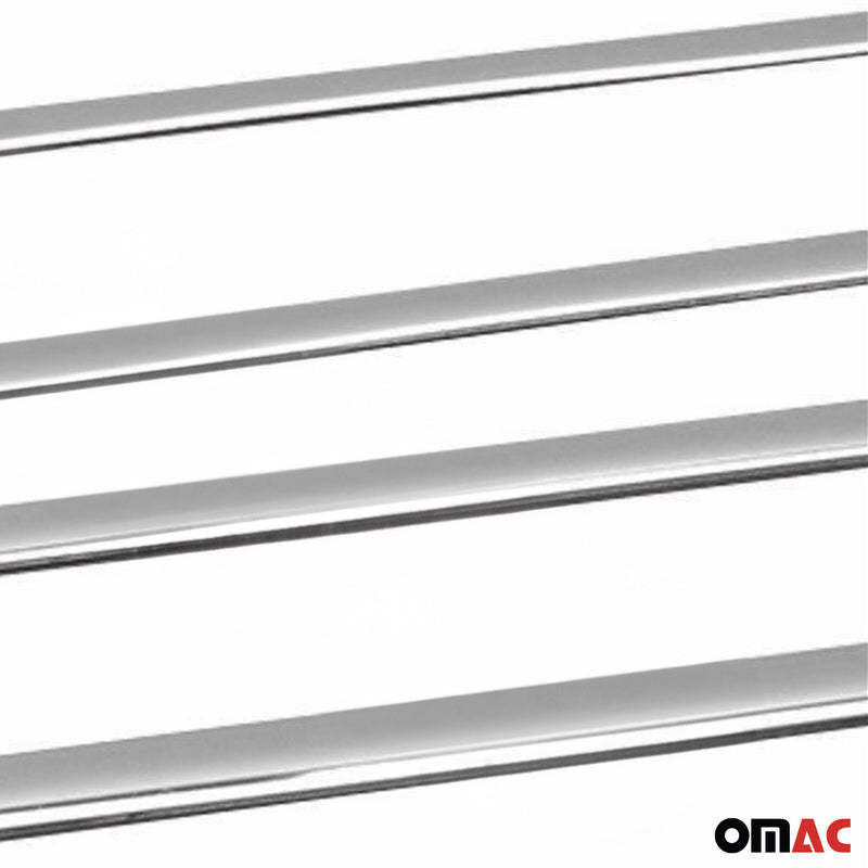 Striscia decorativa per porta laterale per Ssangyong Kyron 2007-2014 in acciaio inox cromato 4x 
