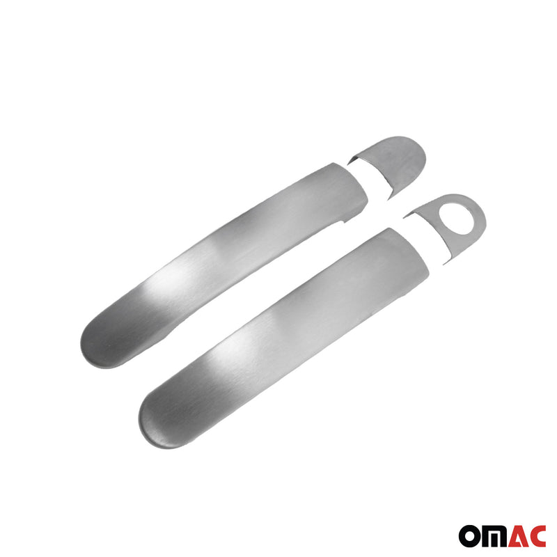 Copertura maniglia porta cromata per Seat Mii 2011-2025 2 porte argento spazzolato 2 pezzi 