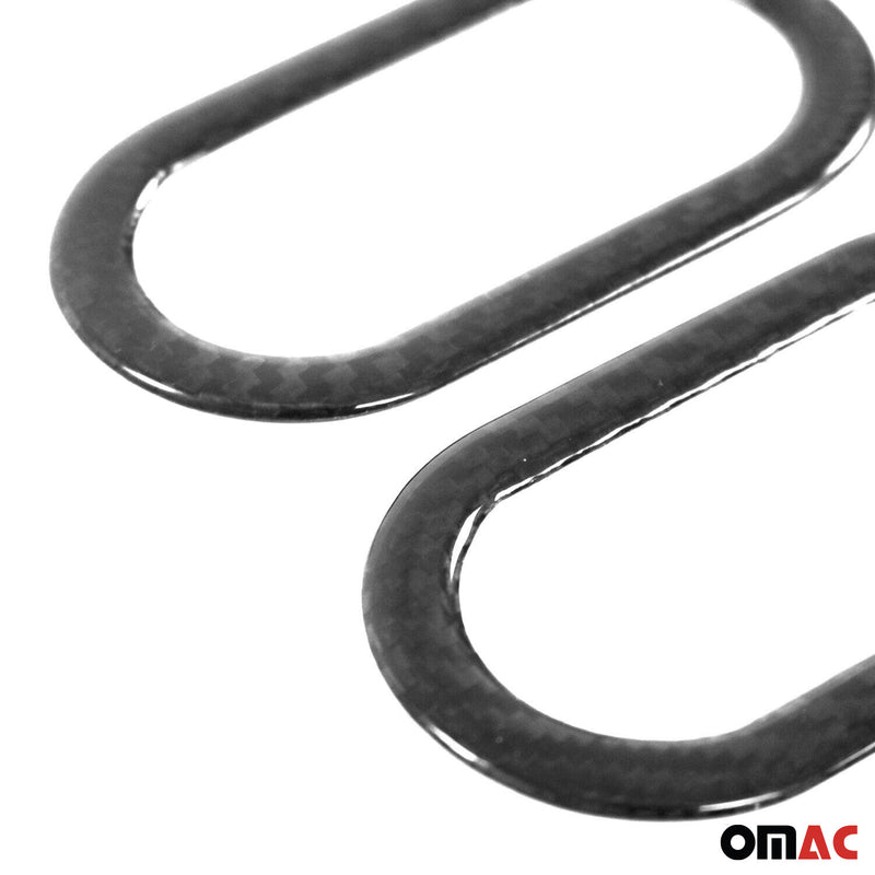 Cornice indicatore di direzione per Seat Mii Skoda Citigo VW Up in fibra di carbonio nera 2x