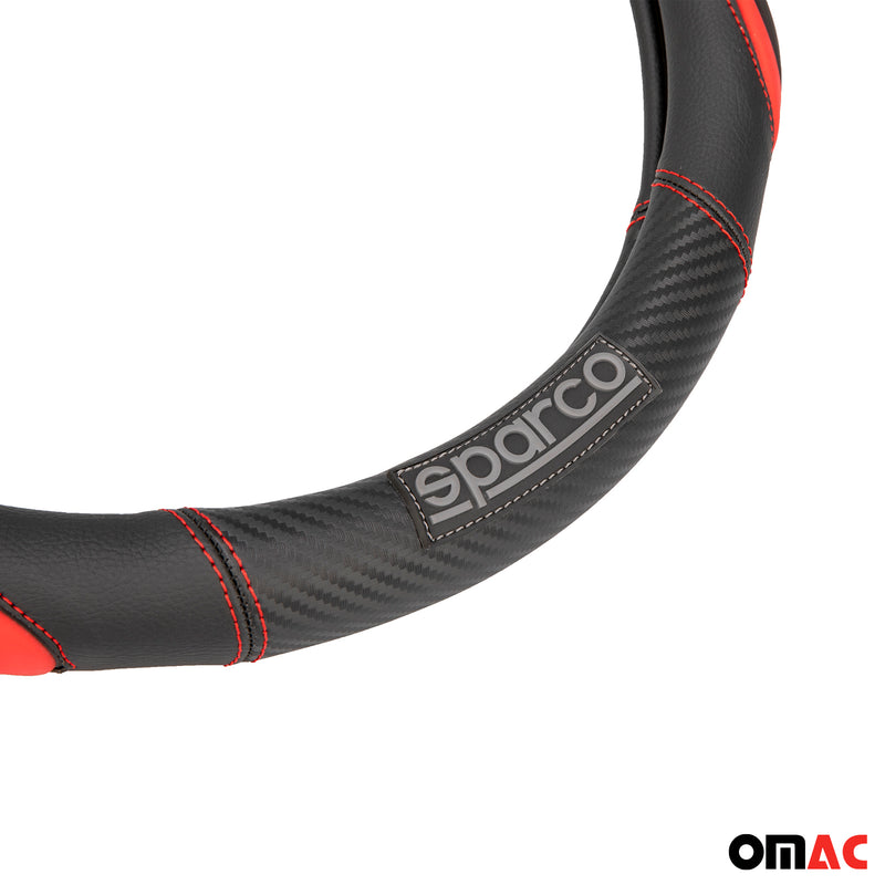 Coprivolanti SPARCO protezione volante rosso nero gomma ø37-38 cm