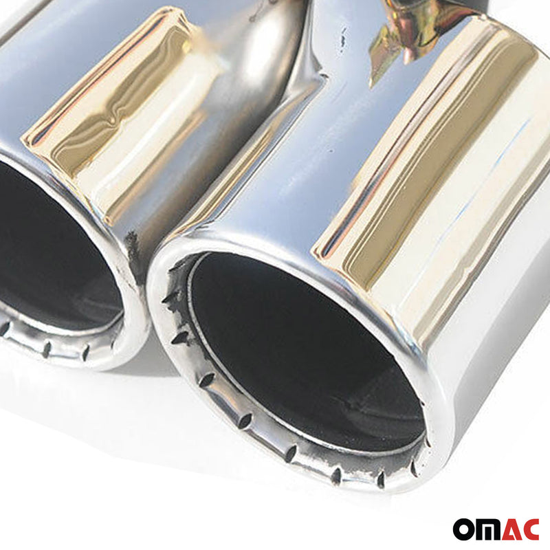 Terminale di scarico terminale per Smart ForTwo 1998-2007 acciaio inox cromato 1 pezzo 