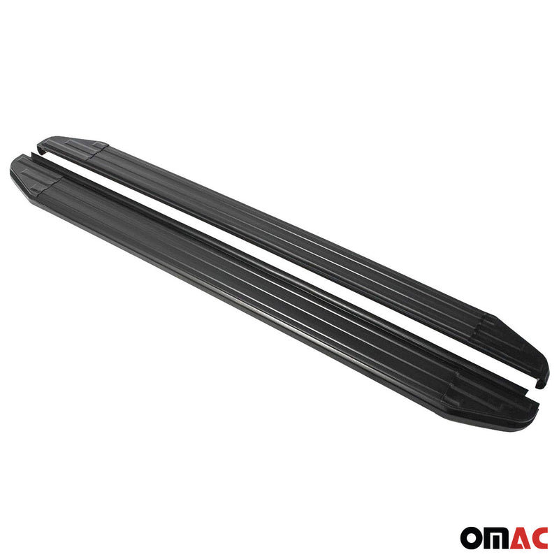 Pedane laterali per VW Amarok 2010-2016 alluminio nero ABE