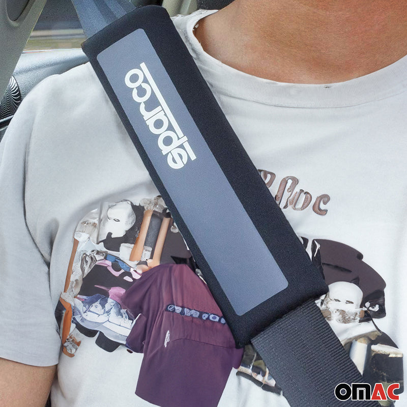 Coprivolante SPARCO Set di spalline coprivolante universali Nero Grigio