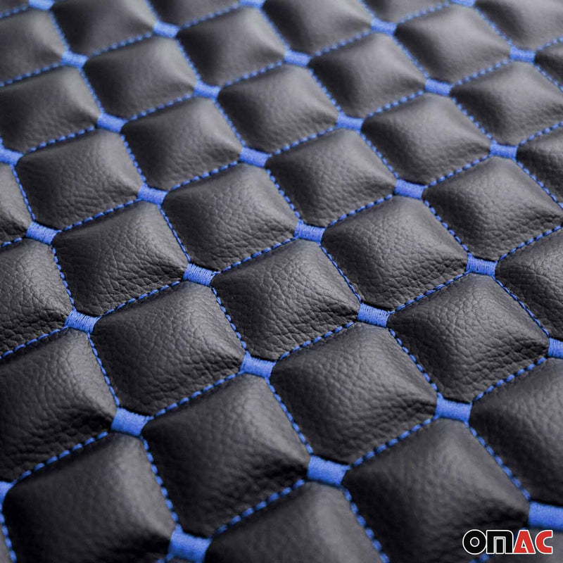 Coprisedile per Chevrolet Captiva Cruze Aveo in similpelle nero blu 