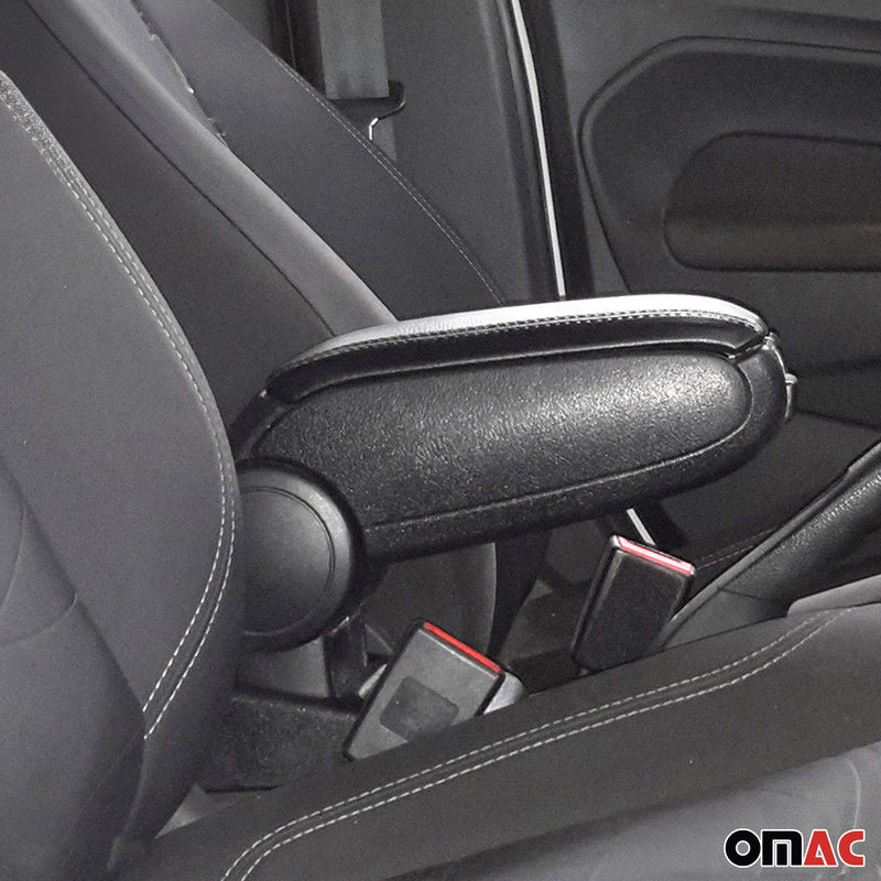 Bracciolo centrale per Dacia Duster 2010-2017 in similpelle ABS Nero 