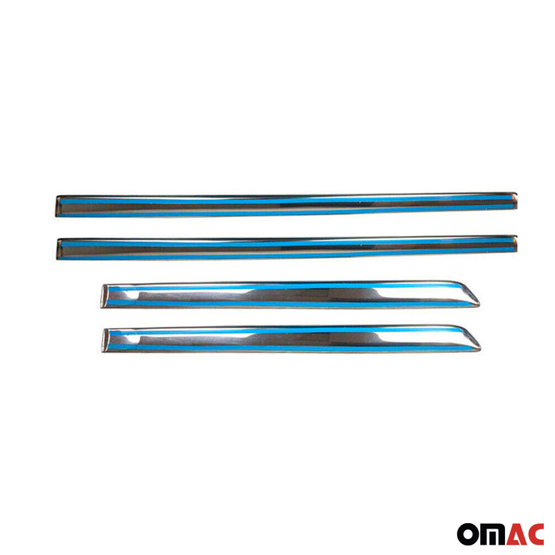 Striscia di protezione per portiera laterale, strisce per portiera, strisce di protezione per portiera per Opel Vectra C 2002-2008 Cromate 4x 