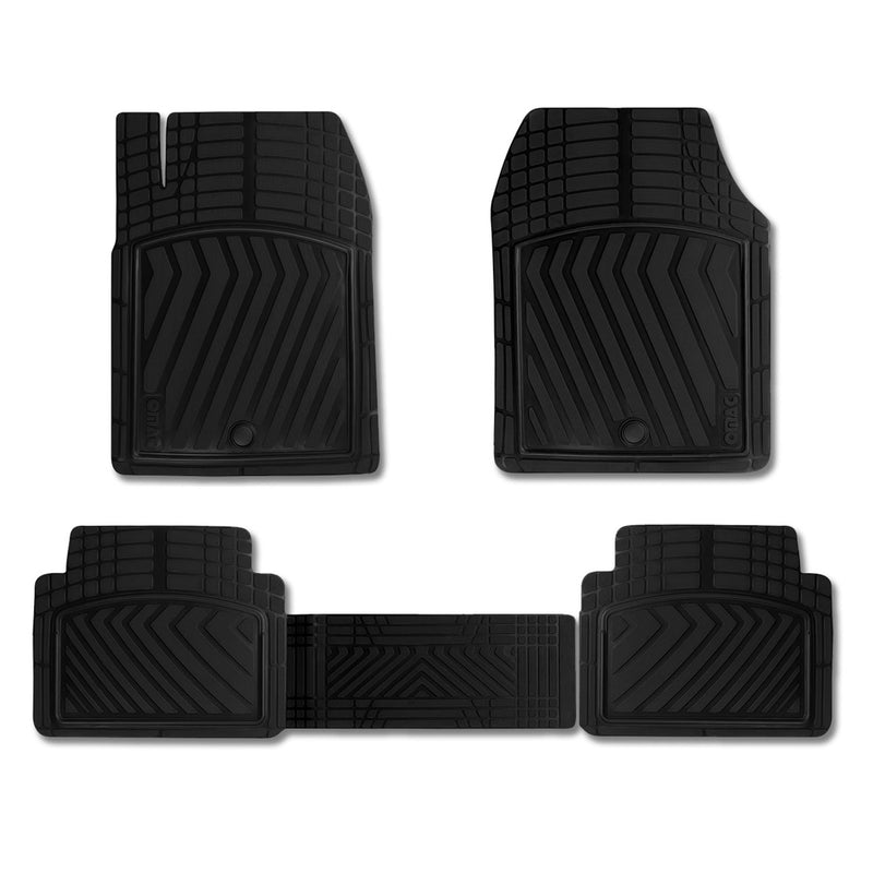 Tappetini Audi A4 tagliati su misura in TPE nero 4 pezzi 