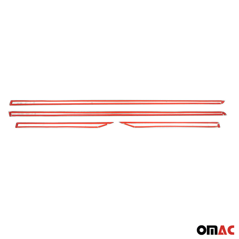 Striscia di protezione per portiera laterale, strisce di protezione per portiera per Lexus LS 2012-2018 in acciaio inox 4x 