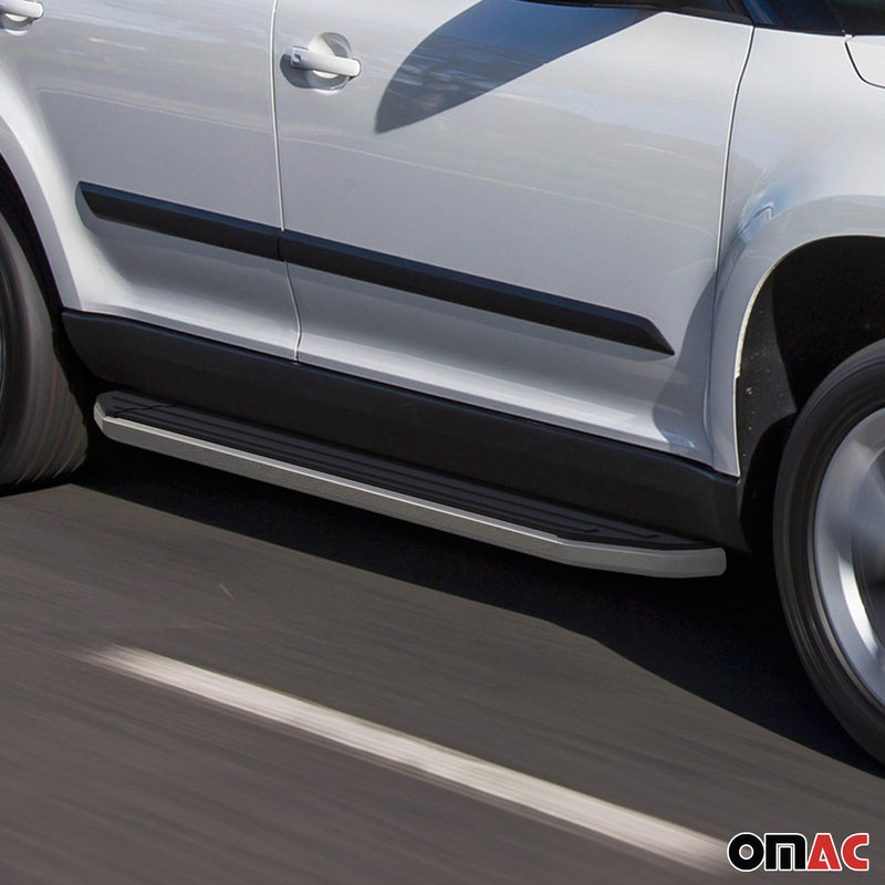 Pedane laterali per Skoda Yeti 2009-2024 ABE Alu