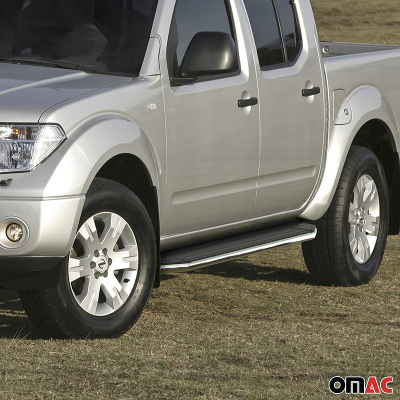 Minigonne laterali per pedane laterali per Nissan Navara 2005-2015 ABE Alu