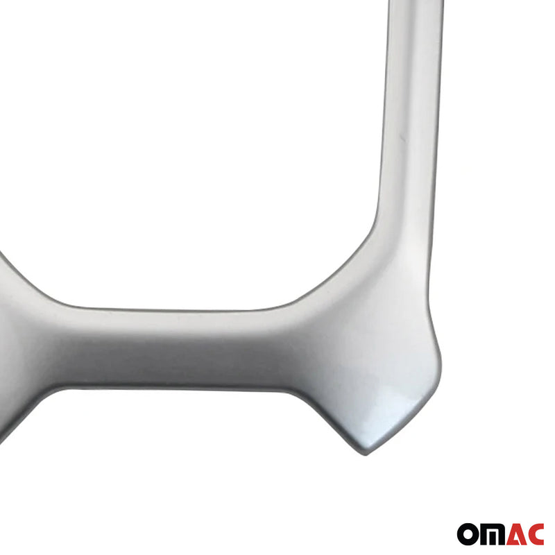 Cornice pomello cambio per Jeep Renegade 2014-2024 Cromata ABS Argento 1 pz