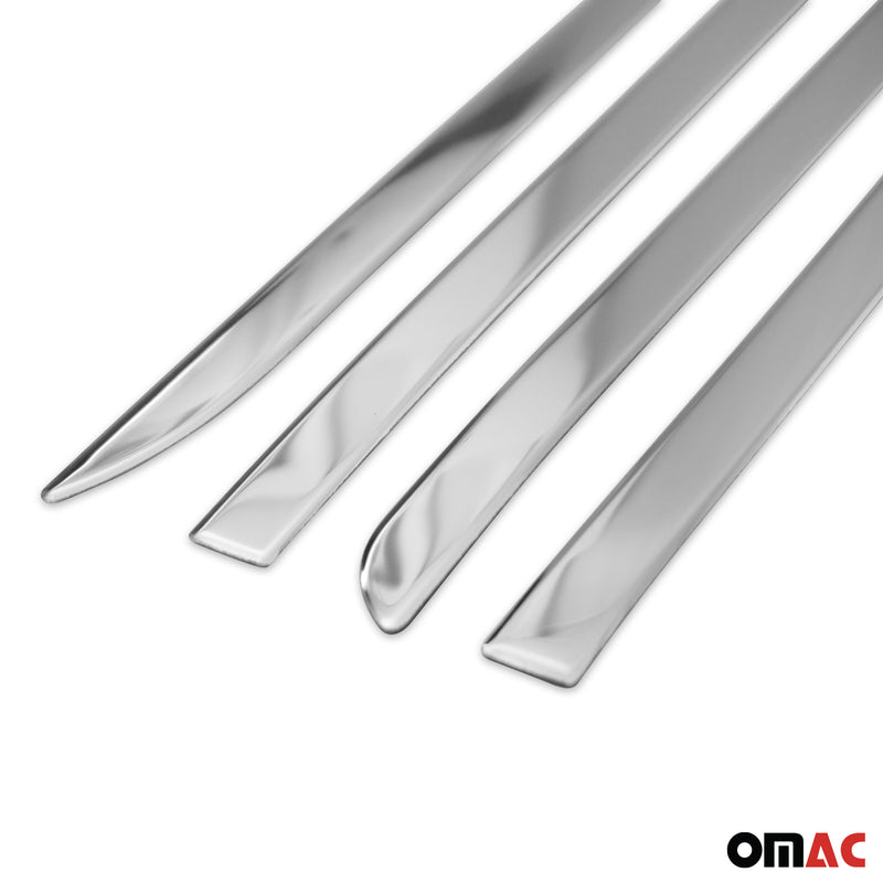 Striscia di protezione per portiera laterale per Kia Sorento 2 Mitsubishi Colt in acciaio inox 2x 