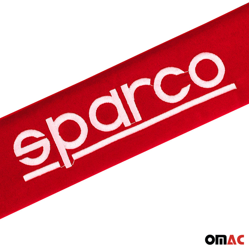 Protezione per cintura SPARCO, cintura di sicurezza, protezione per cintura auto, rossa, 2x