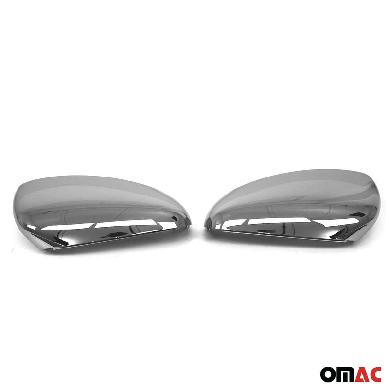 Calotte specchietti retrovisori per Renault Koleos 2016-2025 ABS cromato argento