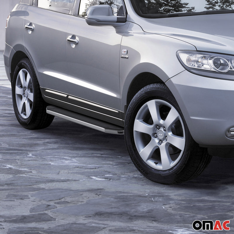 Minigonne laterali per pedane laterali per Hyundai Santa Fe 2006-2012 ABE Alu