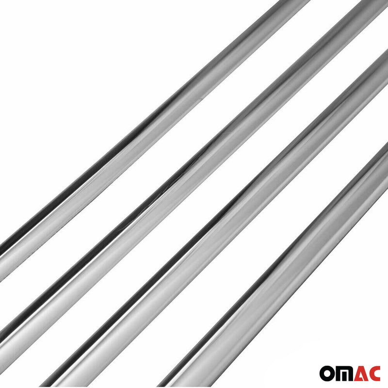 Striscia di protezione per portiera laterale, strisce per portiera per Nissan Micra 2010-2018 Cromate 4x 