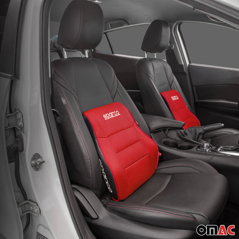 Supporto lombare SPARCO supporto lombare supporto lombare cuscino schienale rosso