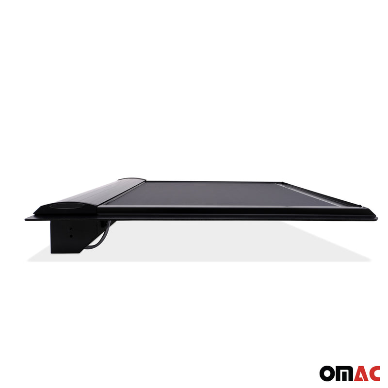 Copertura del vano di carico scorrevole per VW Amarok 2010-2016 alluminio nero 1 pezzo 