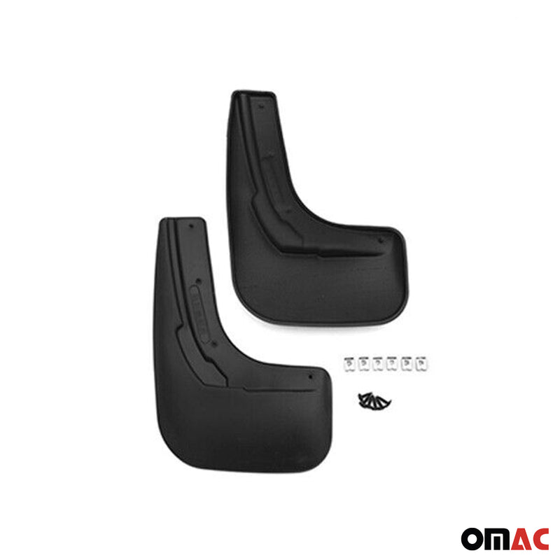 Paraspruzzi per VW Polo 2014-2021 Plastica Nero 4x 
