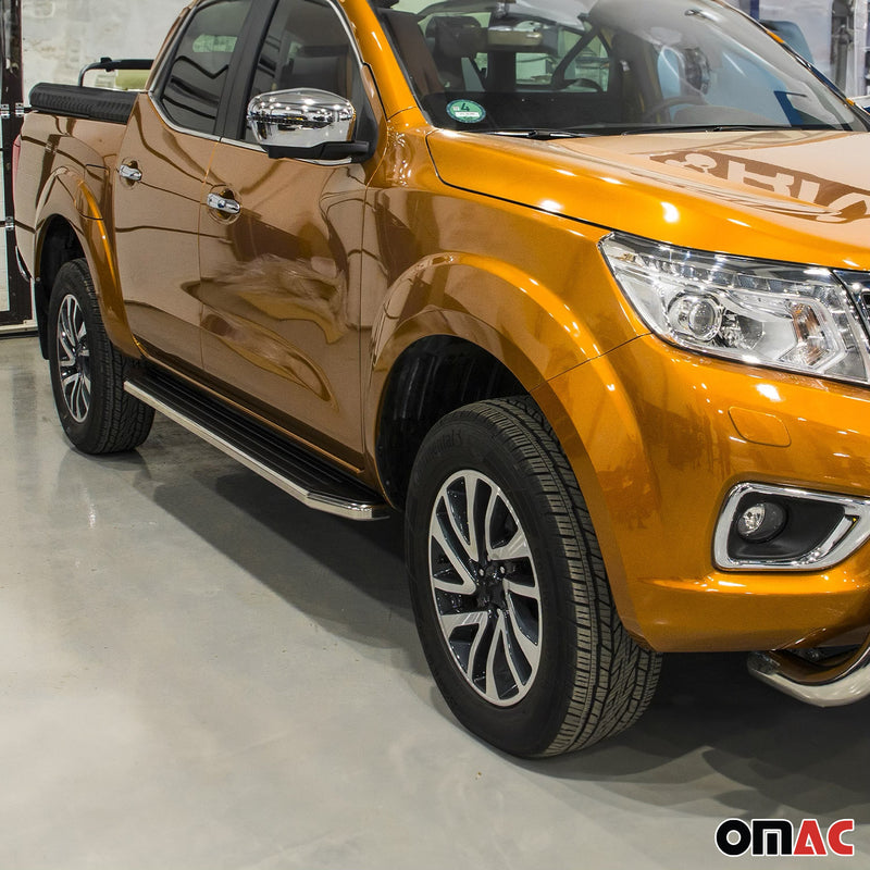 Minigonne laterali per pedane laterali per Nissan Navara 2015-2024 ABE Alu