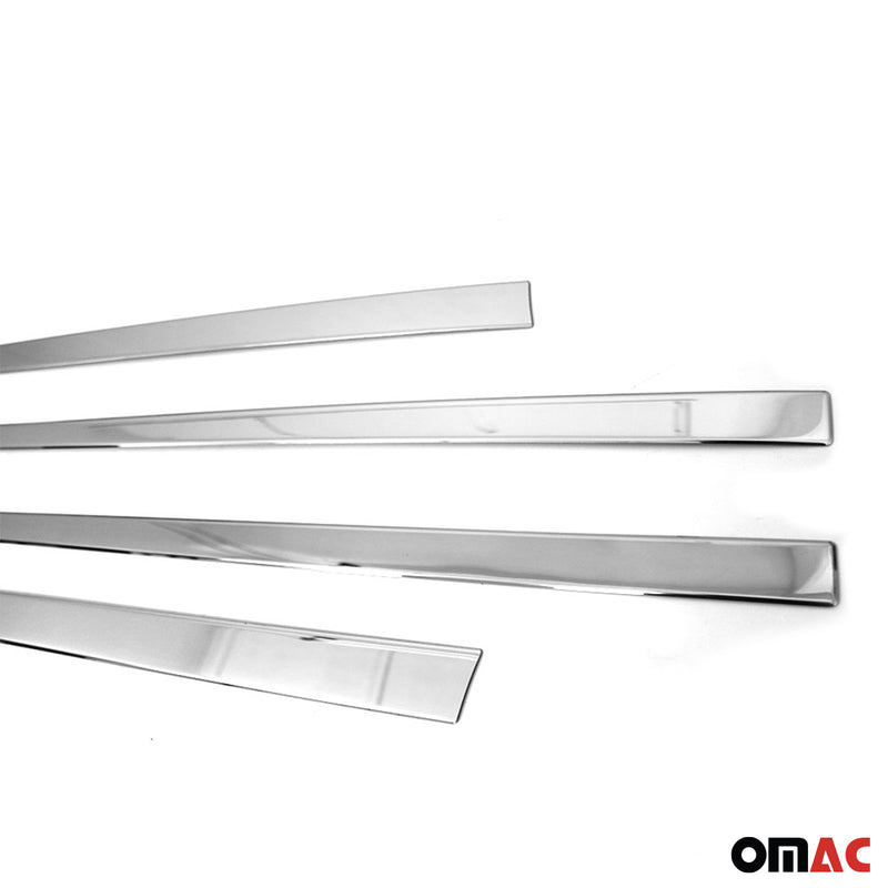 Striscia di protezione per porta laterale per DFSK Fengon 500 2020-2025 acciaio inossidabile cromato 4x
