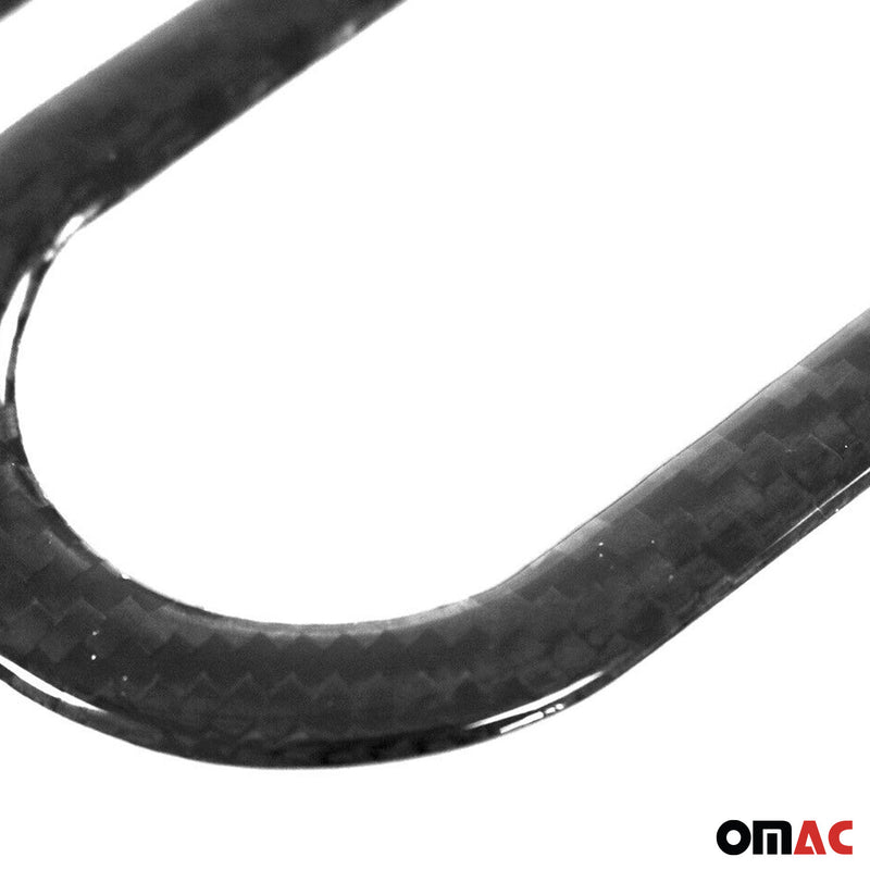 Cornice indicatore di direzione per Seat Mii Skoda Citigo VW Up in fibra di carbonio nera 2x