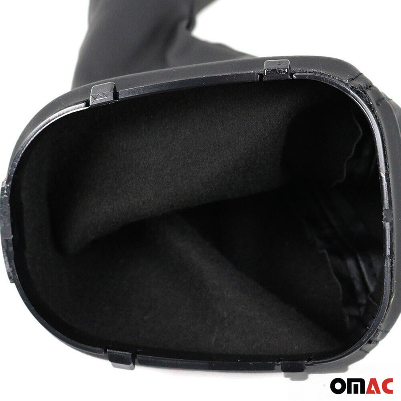 Schaltsack Schaltmanschette für Mercedes W210 1995-03 6 Gang Kunstleder Schwarz