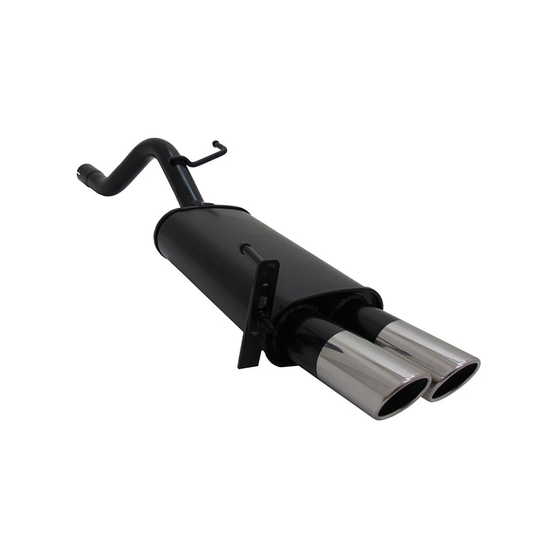 Scarico sportivo Novus per Opel Corsa D silenziatore posteriore SR-Design 2x76mm con ABE 