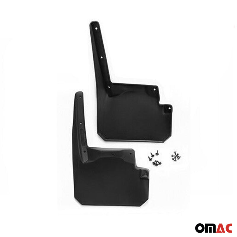 Paraspruzzi per Jeep Wrangler 2007-2018 in plastica 4 pezzi
