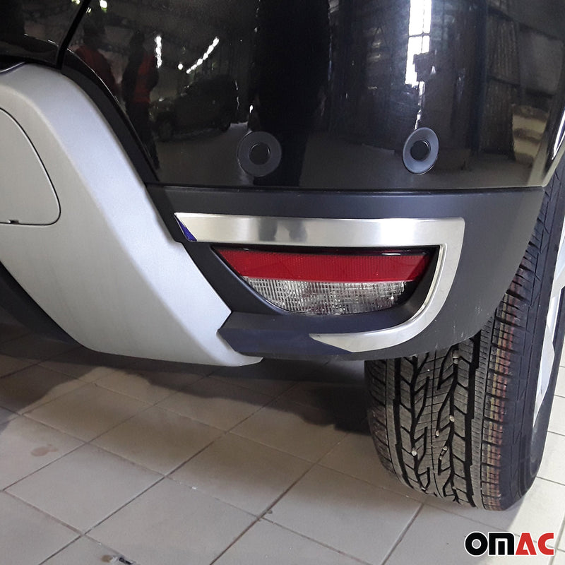 Coperture catarifrangenti Striscia catarifrangente per Dacia Duster 2018-2021 Argento spazzolato 2x 