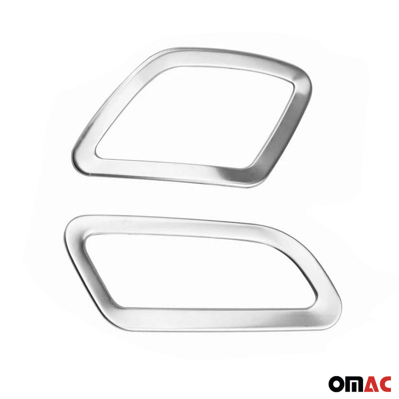 Telaio di ventilazione per Jeep Renegade 2014-2024 cromato ABS argento 2 pezzi 