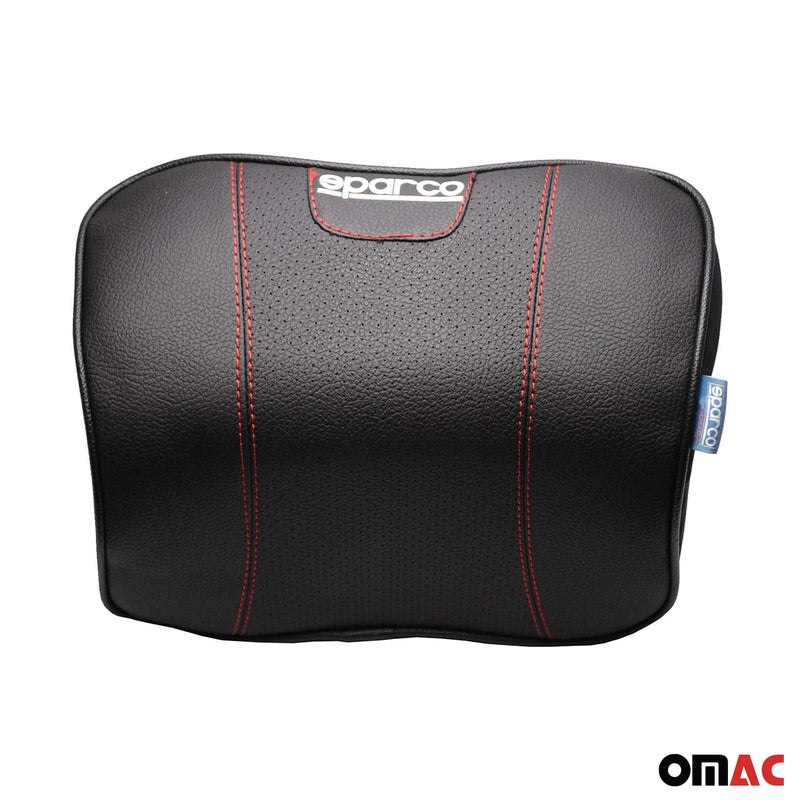 Cuscino cervicale per auto Sparco nero ergonomico in memory foam