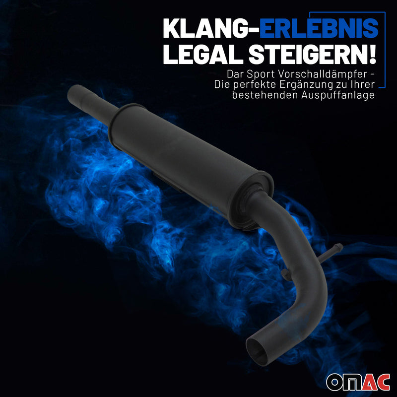 Silenziatore anteriore NOVUS Sport per silenziatore posteriore VW Lupo / Seat Arosa 1.4 