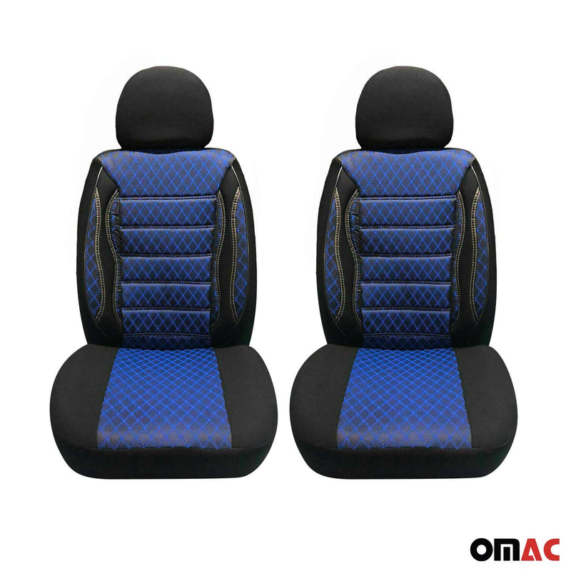 Coprisedili per Peugeot Partner 2008-2018 Nero Blu 2 posti anteriori