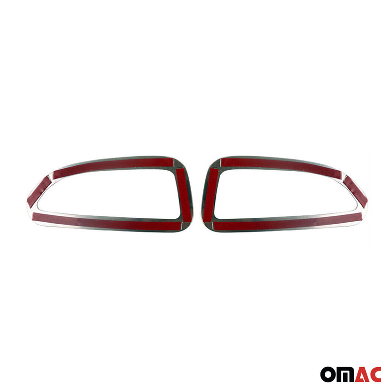 Cornice indicatore di direzione, copertura indicatore di direzione laterale per Opel Grandland X in acciaio inox argento 
