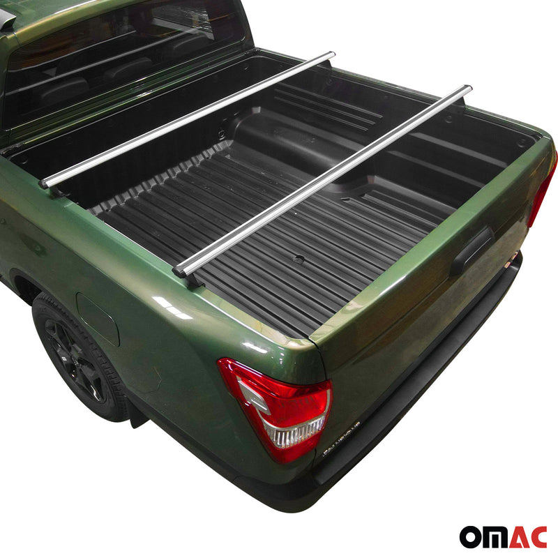 Barre trasversali portatutto per Fiat Fullback PK 2016-2020 Grigio 2x 