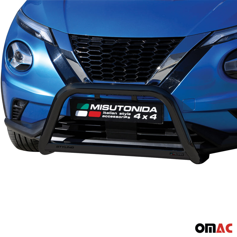 Protezione anteriore per Nissan Juke 2020-2025 ø63mm acciaio nero 