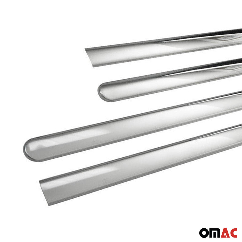 Striscia di protezione per portiera laterale, strisce per portiera, strisce di protezione per portiera per Opel Corsa C 2000-2006 Cromate 4x