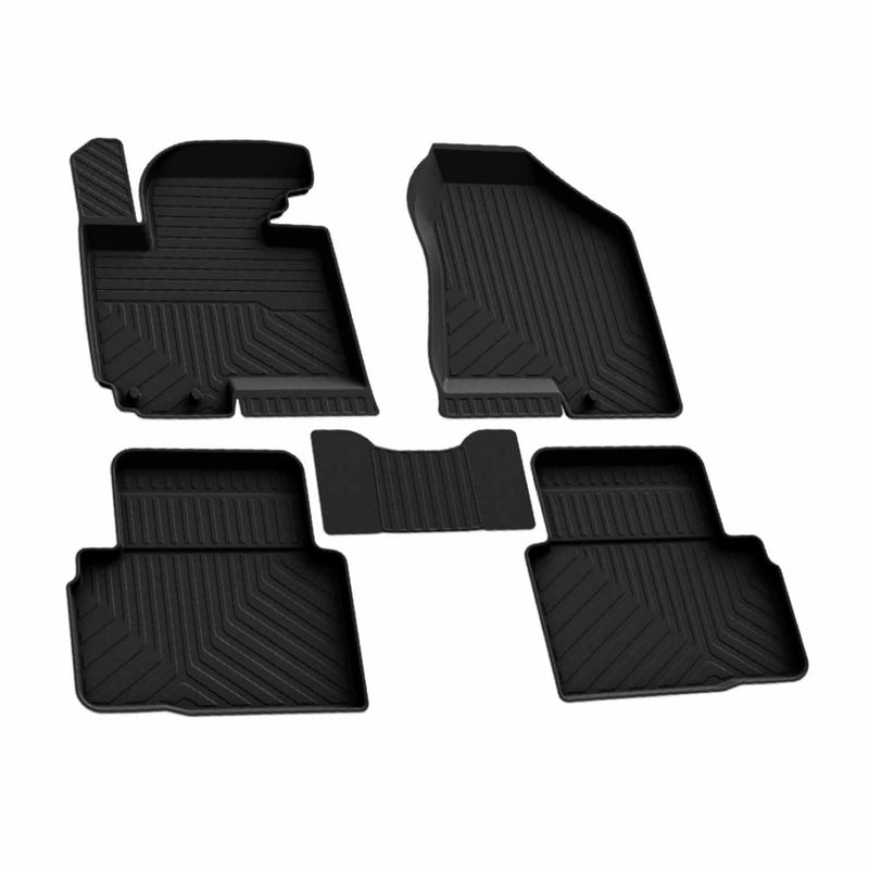 Tappetini in gomma neri per Hyundai ix35 2009-2015, 4 pezzi 