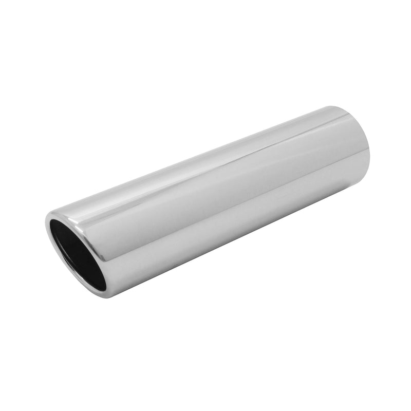 Terminale di scarico in acciaio inox 1x90mm silenziatore posteriore SR-Design con ABE