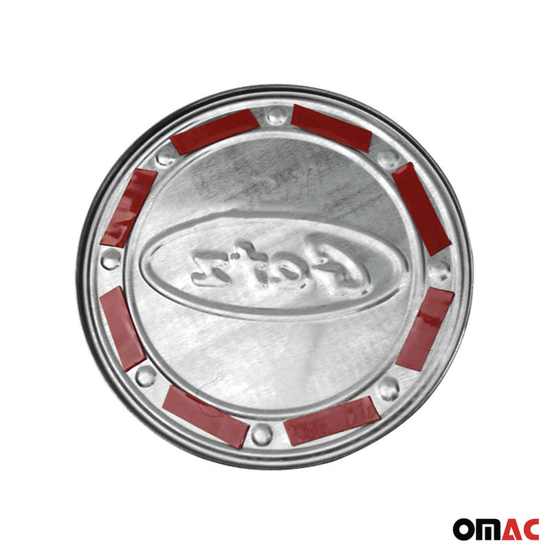 Coperchio del tappo del serbatoio carburante per Hyundai Getz 2002-2011 in acciaio inox cromato